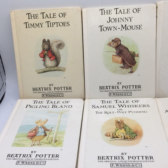 14 Beatrix Potter The Original Peter Rabbit Hardcover Books Vintage 1980s - Picture 8 of 12